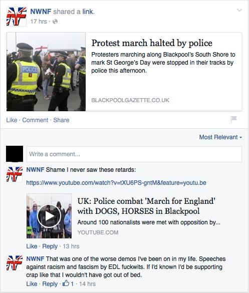 The march was apparently